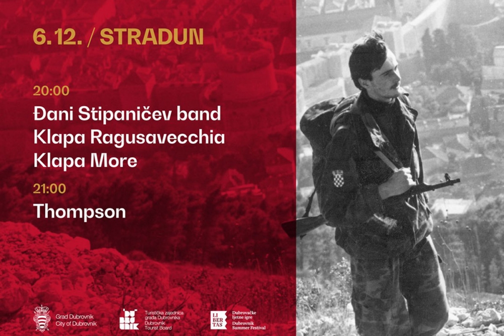 Program obilježavanja Dana dubrovačkih branitelja 2024. uz koncert Thompsona na Stradunu!