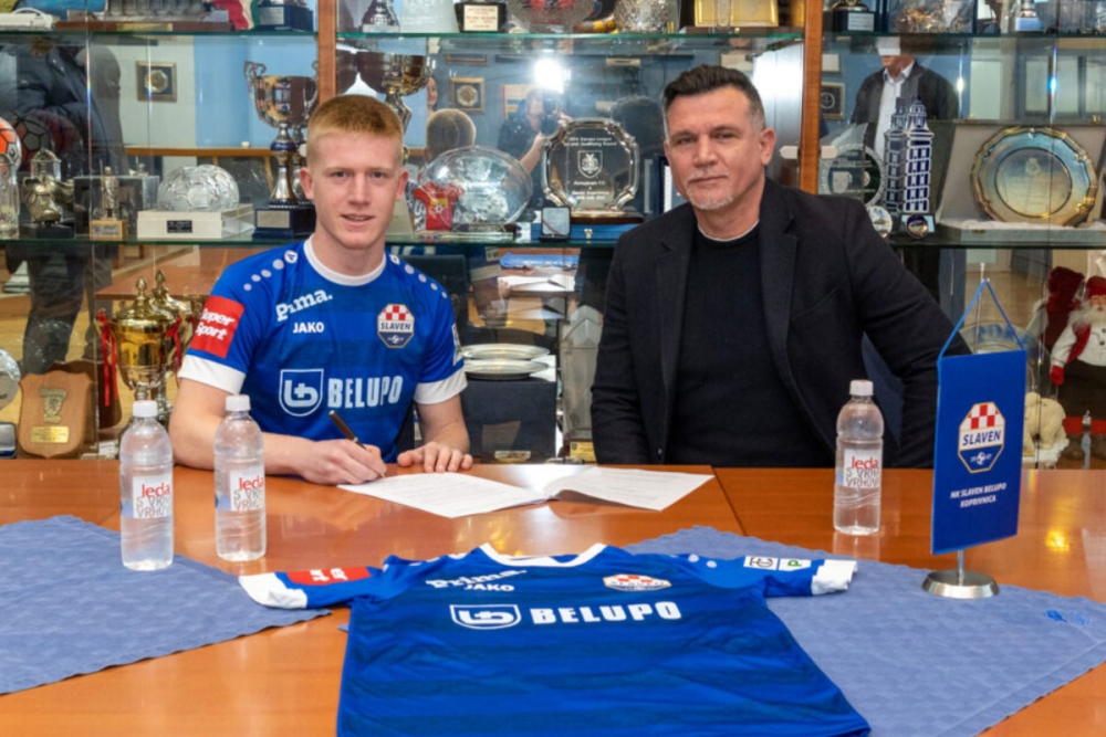 Frano Vla&scaron;ić u SuperSport HNL-u;  Mladi župski nogometa&scaron; potpisao ugovor sa Slaven Belupom