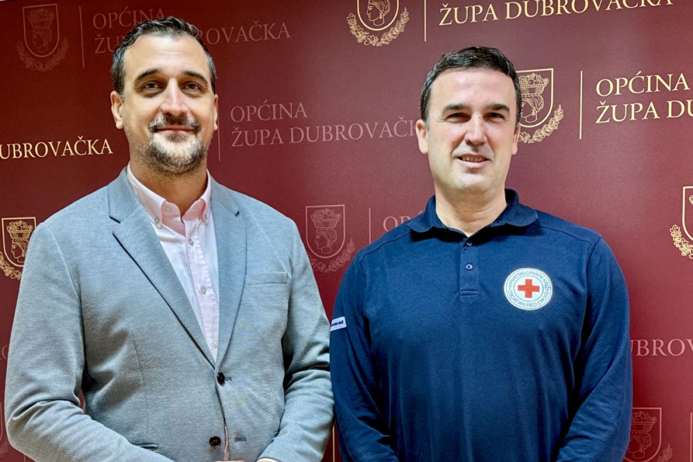 Načelnik Miloslavić primio ravnatelja Gradskog dru&scaron;tva Crvenog križa Dubrovnik