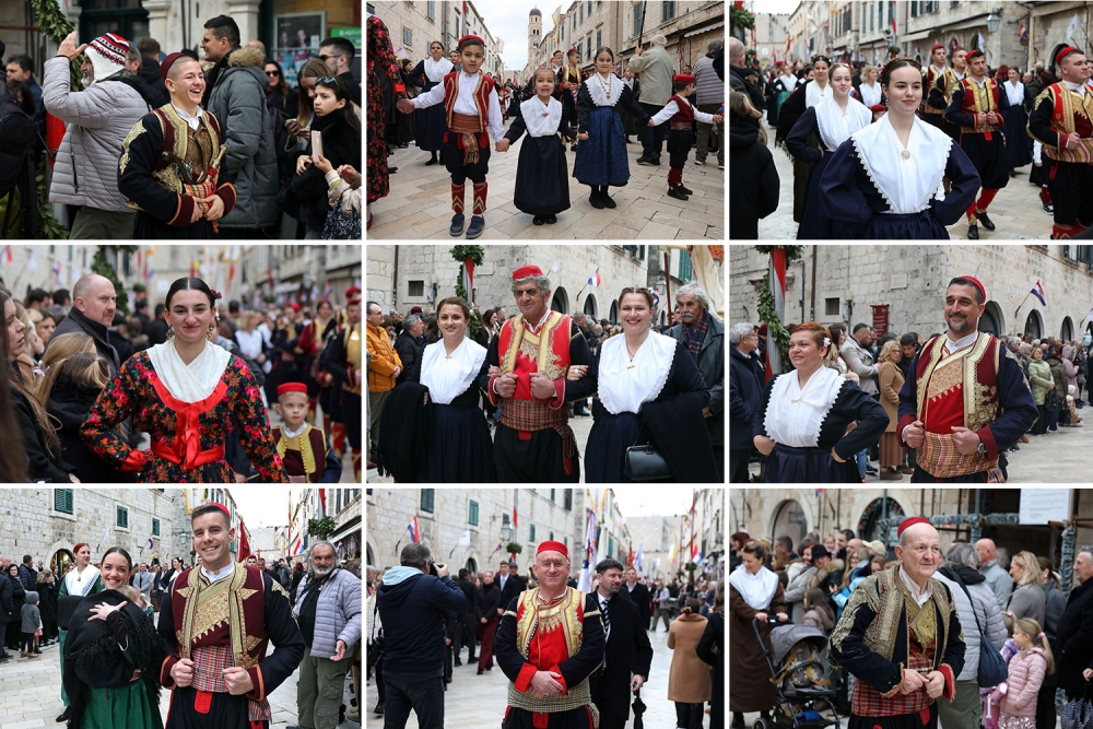 Župljani na procesiji Feste Svetog Vlaha - Tradicionalna 19. FOTOGALERIJA