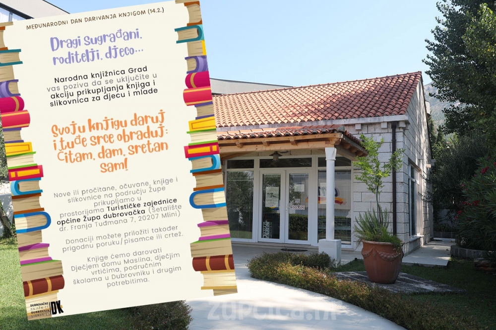 Akcija prikupljanja dječjih knjiga i slikovnica, donesite ih u prostorije Turističke zajednice Općine