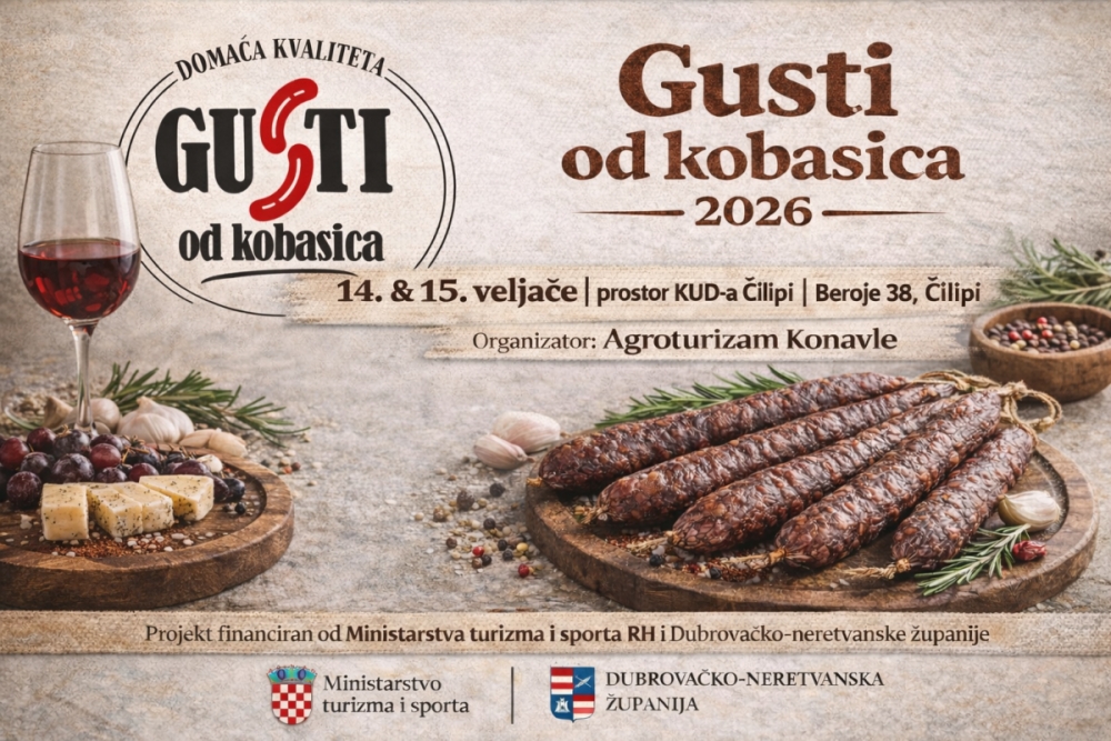 Počinje prikupljanje uzoraka kobasica za natjecanje u okviru manifestacije Gusti od kobasica 2026.